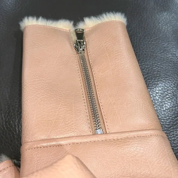 Zara Girls Youth Size 10 Leather Jacket - Picture 3 of 10